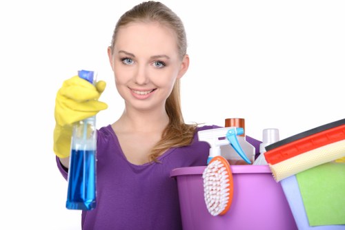 Eco-friendly commercial cleaning tools and supplies