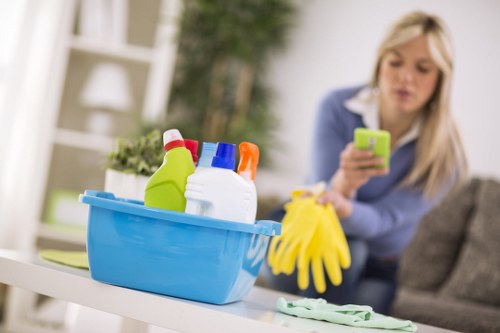 Vacuuming and detailed floor cleaning at move-out